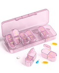 Pillex Pill Organizer 2 Times a Day, AM PM Pill Organizer 7 Day, Weekly Pill Box 2 Twice a Day, Travel Pill Case 7 Days, Medicine Organizer for Medication, Vitamins, Fish Oils, Supplements